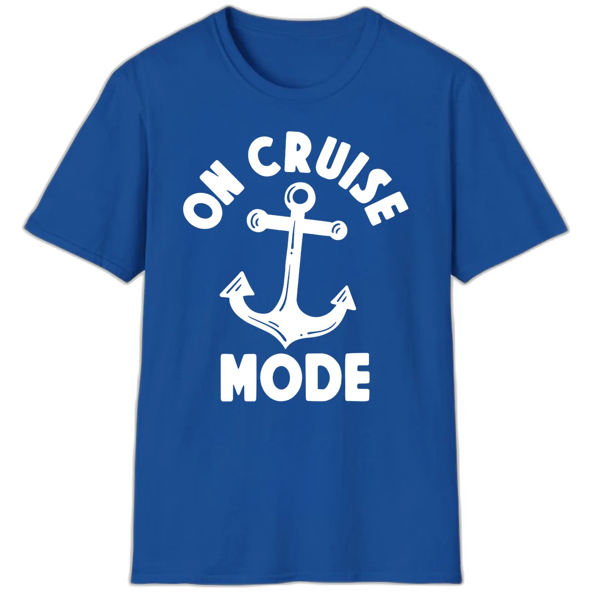 Cruise Mode Anchor T-Shirt in Royal