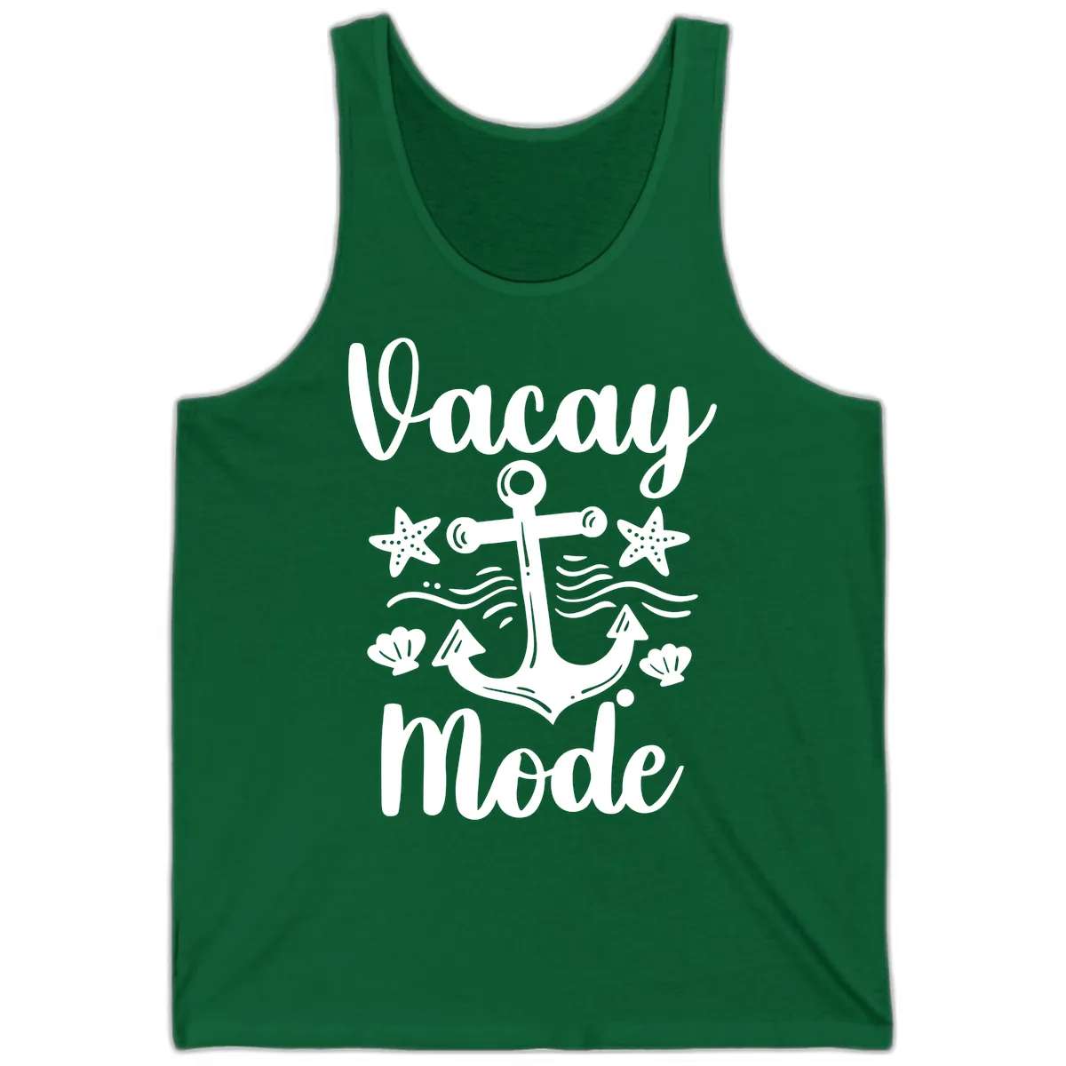 Vacay Mode Anchor Tank in Kelly
