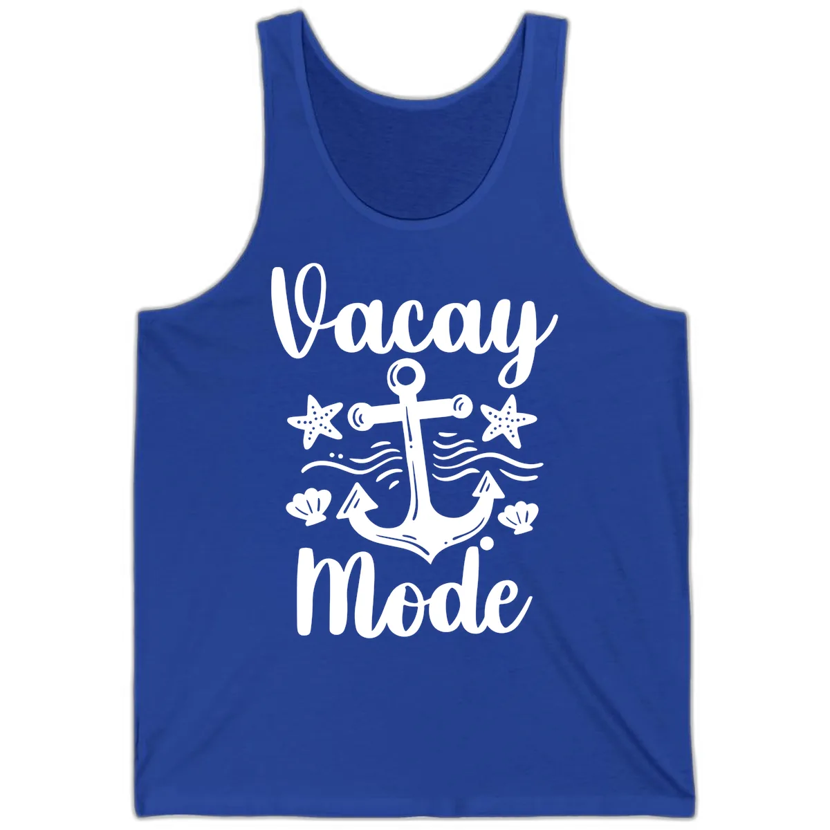 Vacay Mode Anchor Tank in True Royal