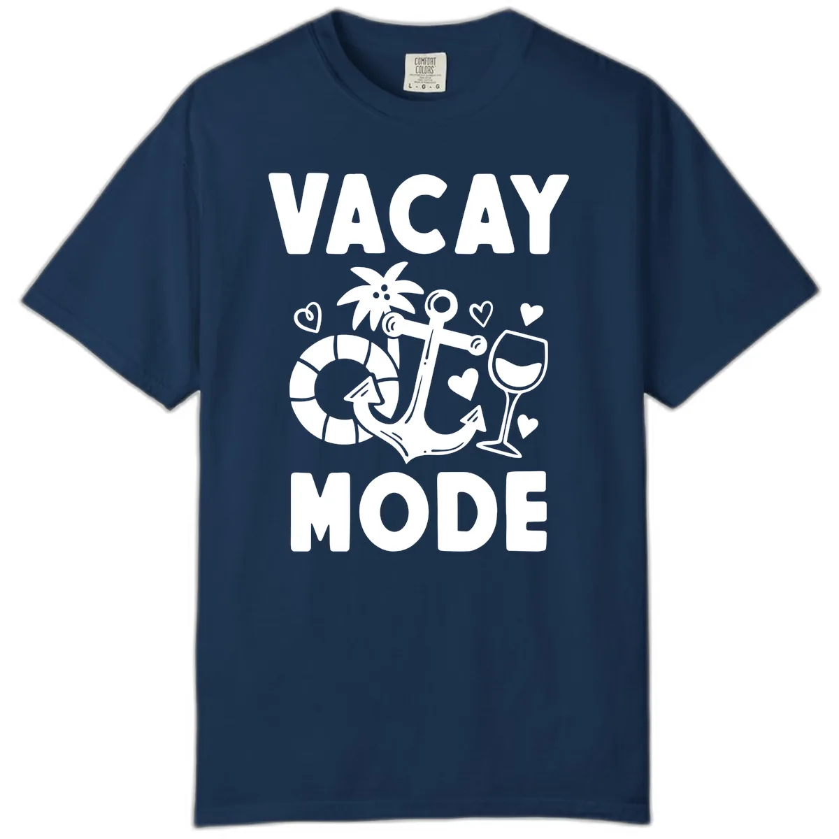 Vacay Mode Anchor Comfort Color in Navy