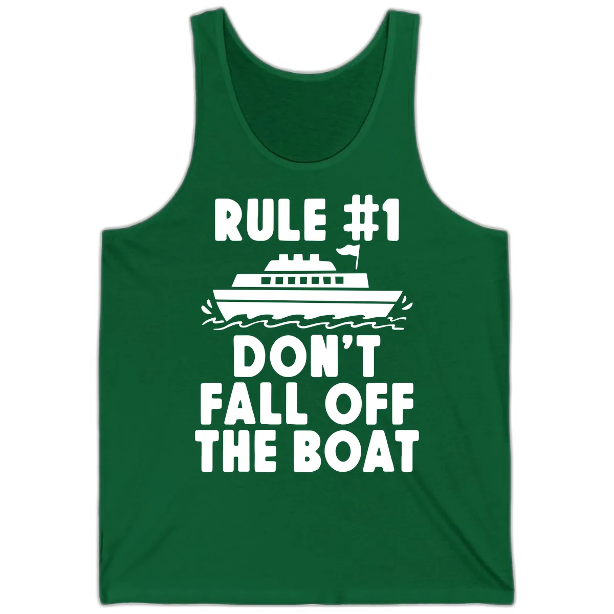 Rule #1 Don't Fall Off The Boat Tank in Kelly