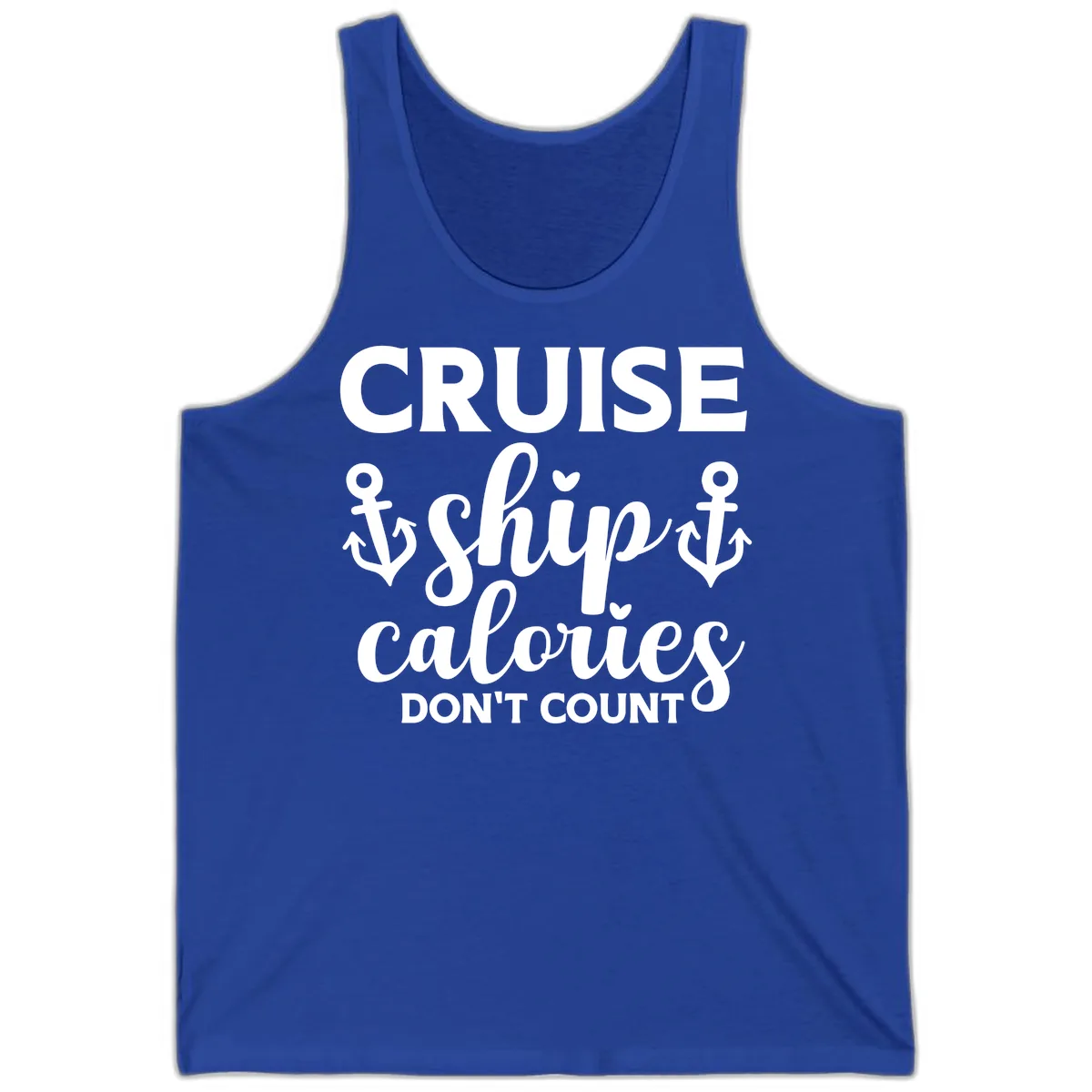 Cruise Ship Calories Don't Count Tank in True Royal