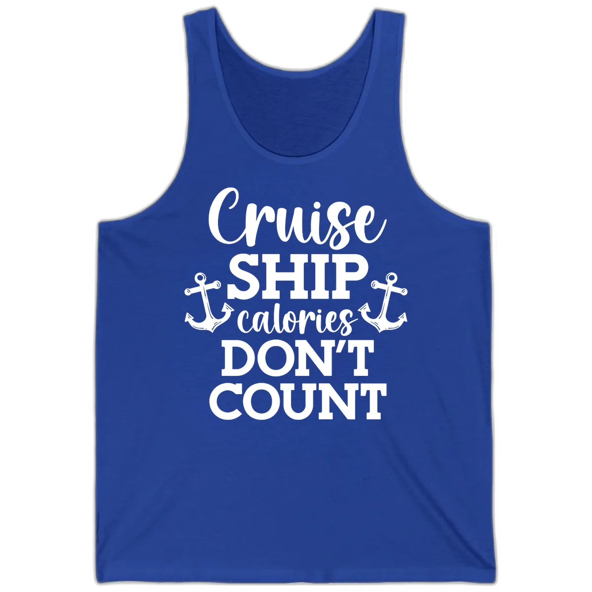 Cruise Ship Calories Don't Count Tank in True Royal