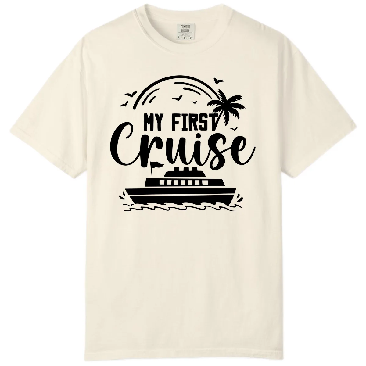My First Cruise Comfort Color in Ivory