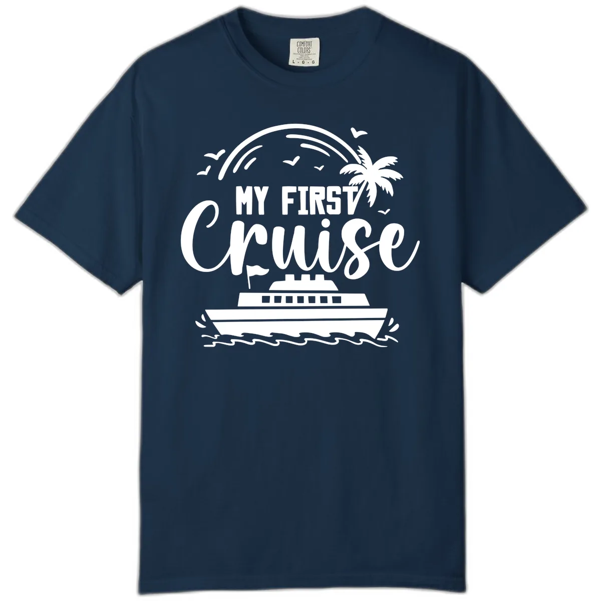 My First Cruise Comfort Color in True Navy
