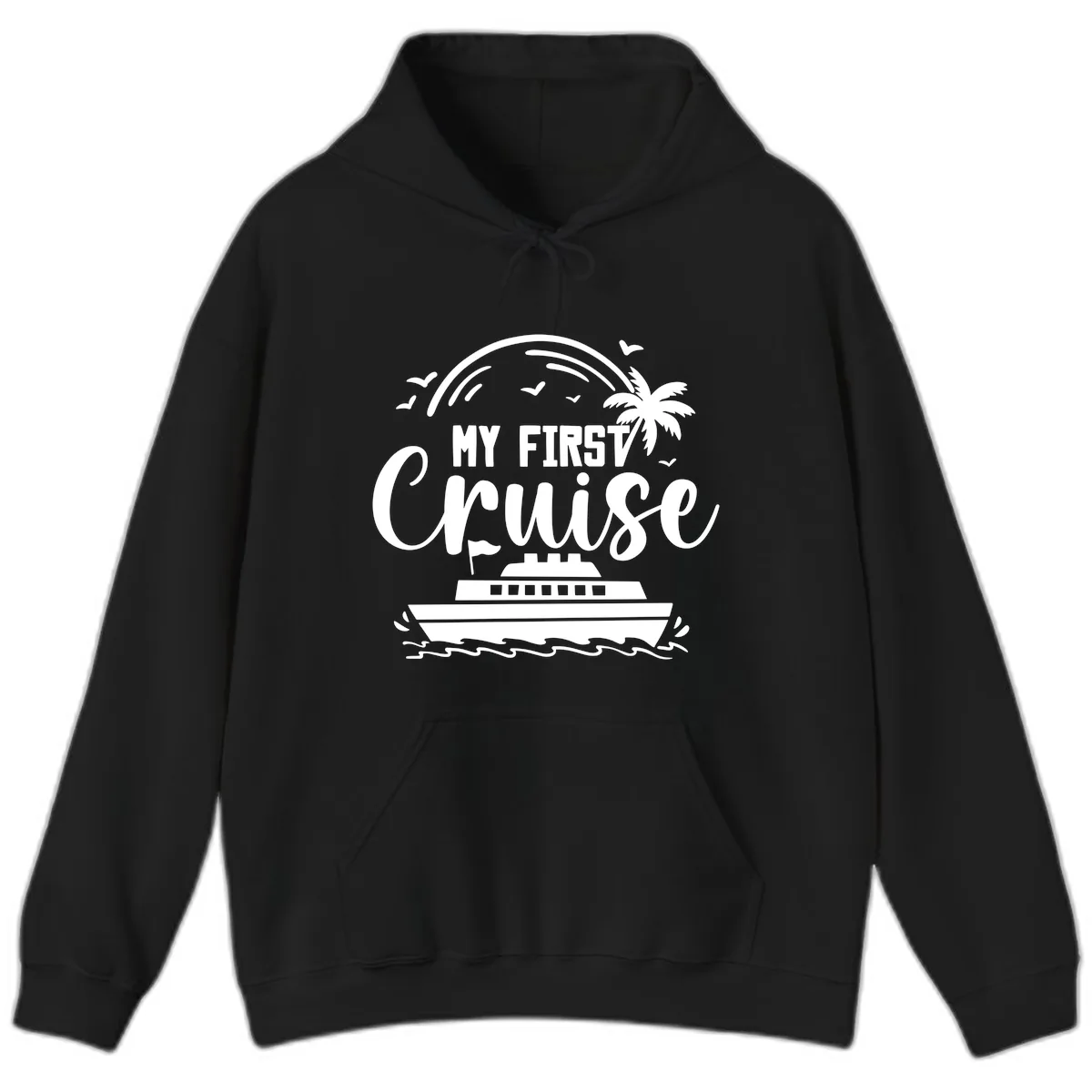 My First Cruise Hoodie in Black