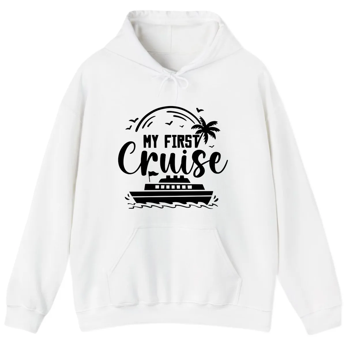 My First Cruise Hoodie in White
