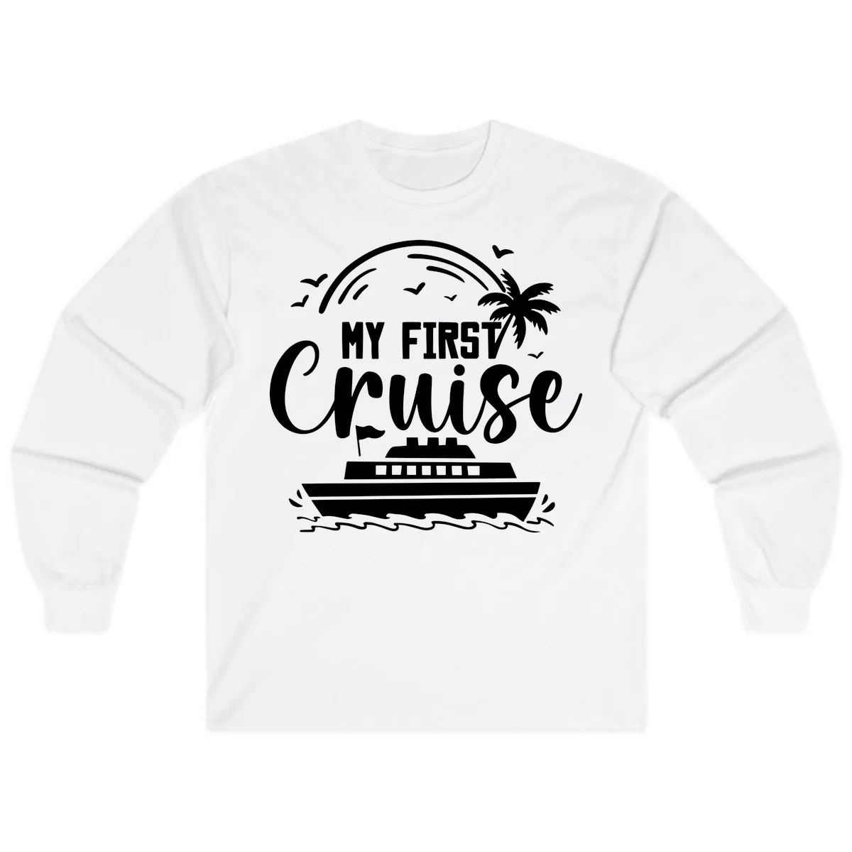 My First Cruise Long Sleeve in White