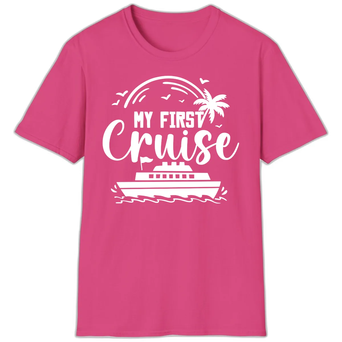My First Cruise T-Shirt in Heliconia