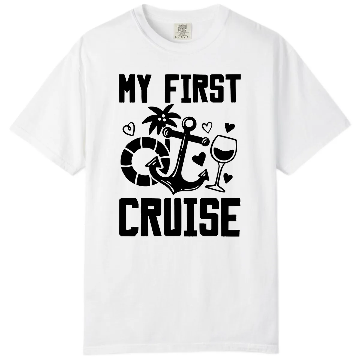My First Cruise Comfort Color in White