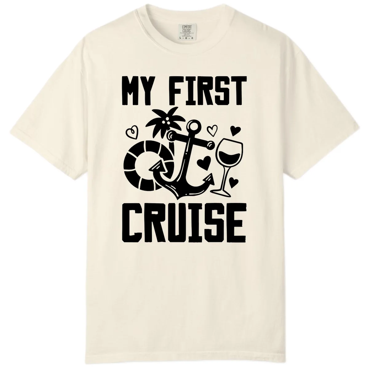 My First Cruise Comfort Color in Ivory