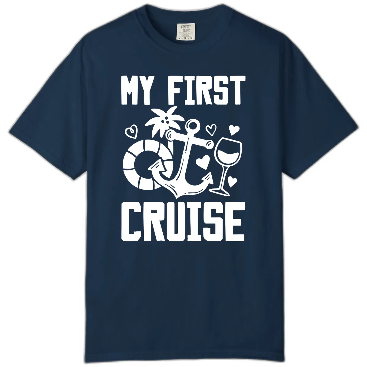 My First Cruise Comfort Color in True Navy