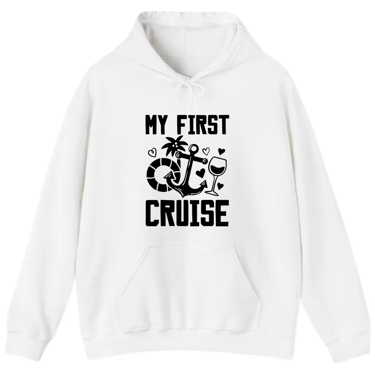 My First Cruise Hoodie in White