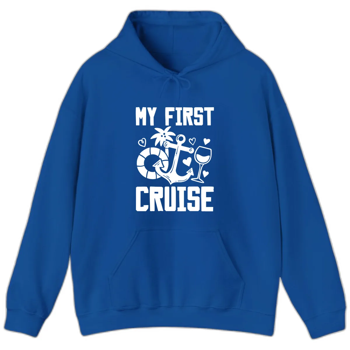My First Cruise Hoodie in Royal