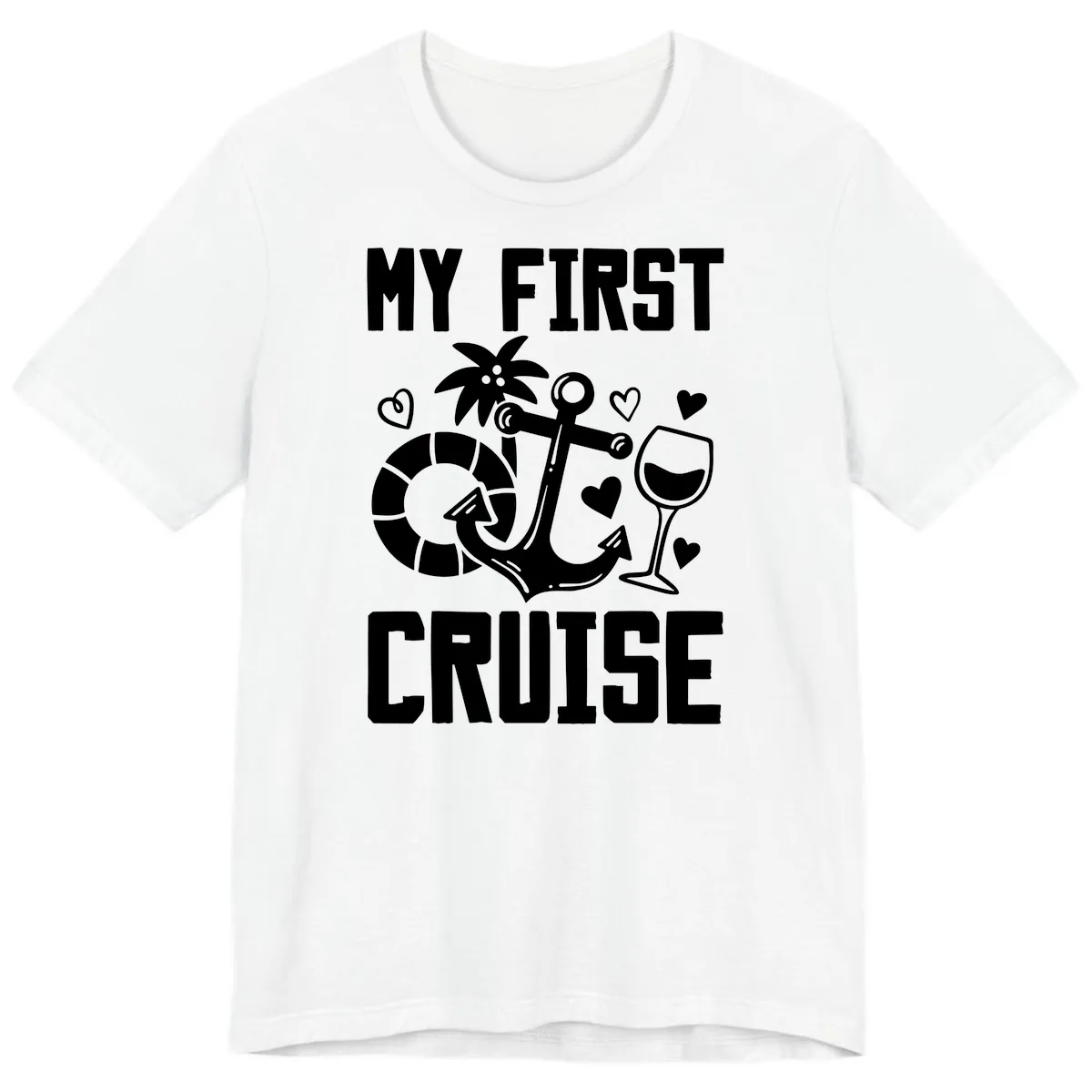 My First Cruise Premium T-Shirt in White