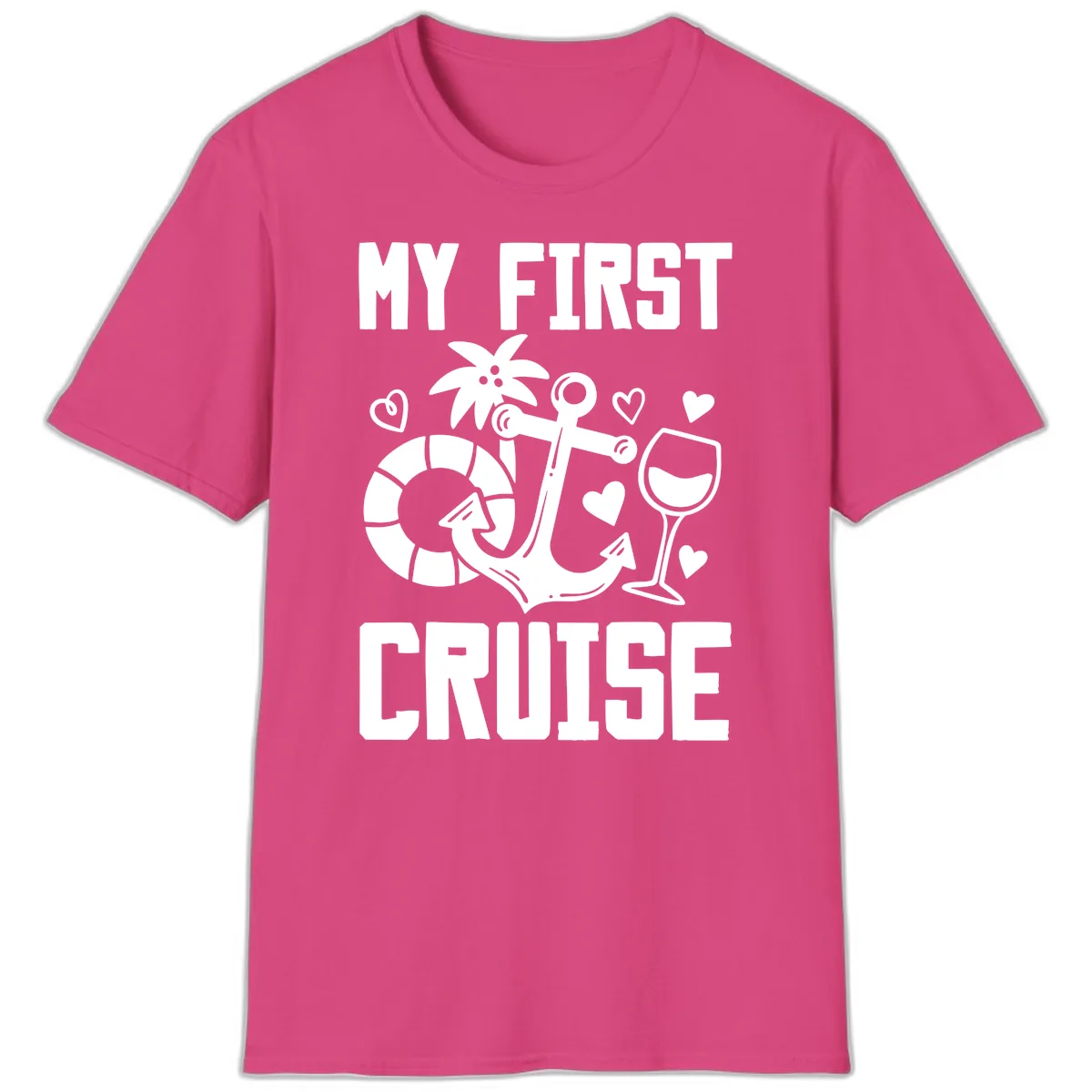 My First Cruise T-Shirt in Heliconia
