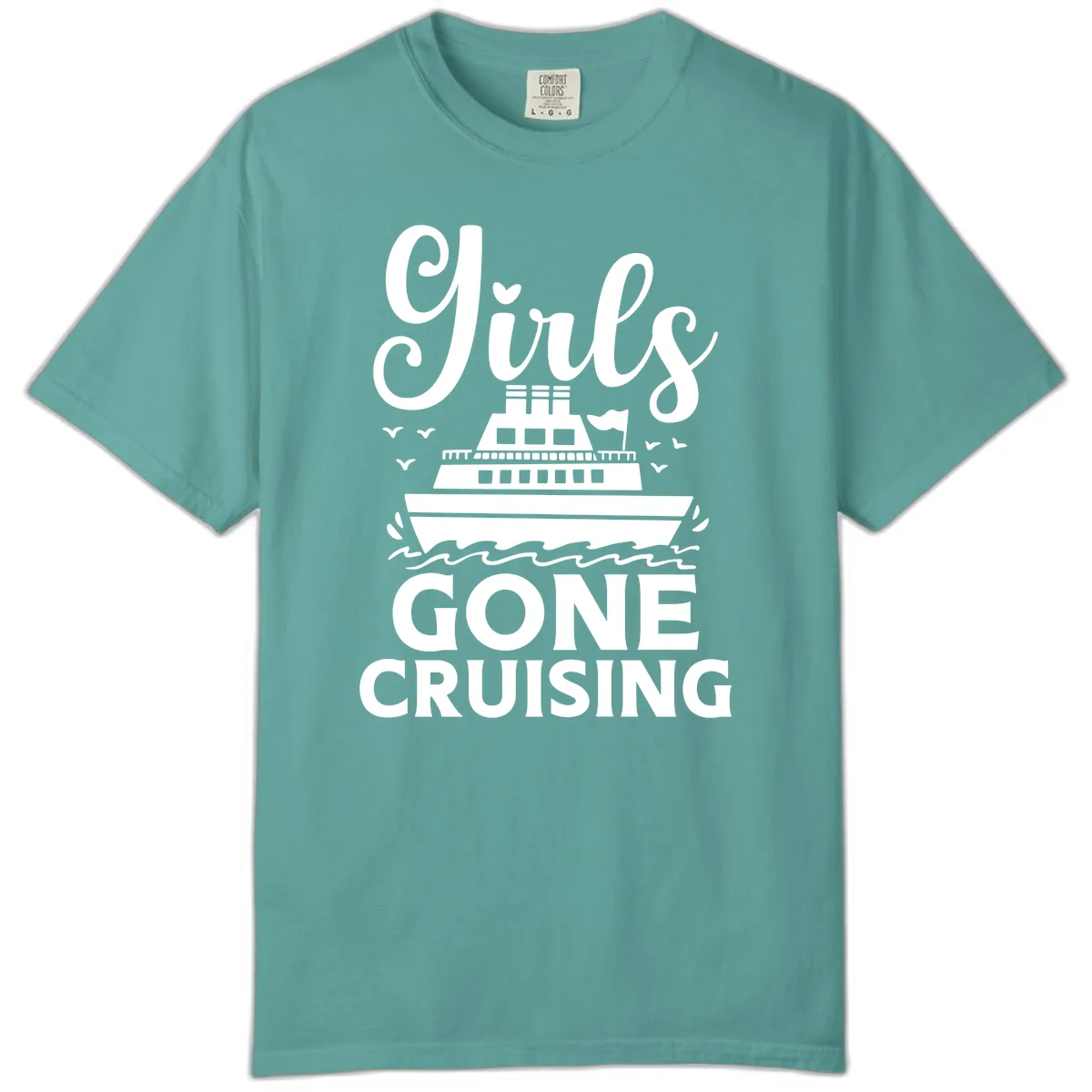 Ship All Gone Cruising Comfort Color in Seafoam
