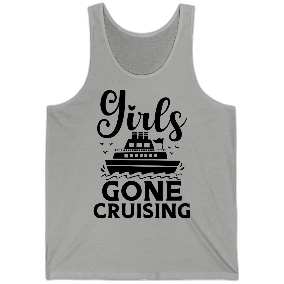 Ship All Gone Cruising Tank in Athletic Heather