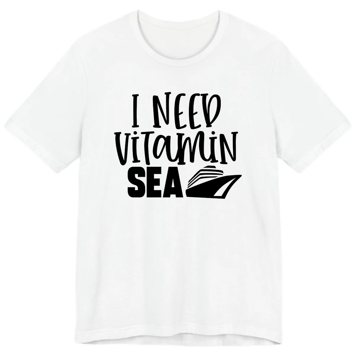 I Need Vitamin Sea Premium T-Shirt in White