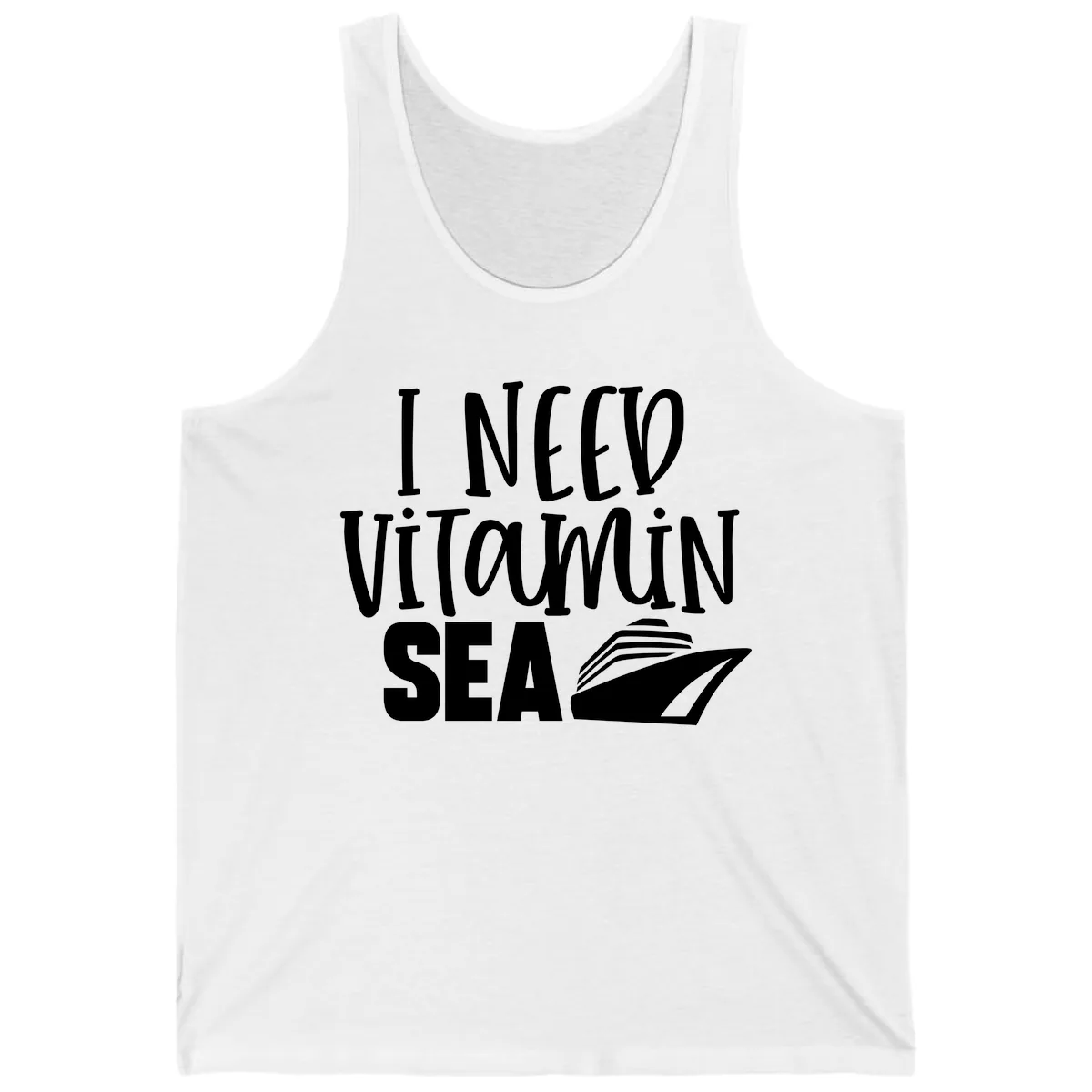 I Need Vitamin Sea Tank in White