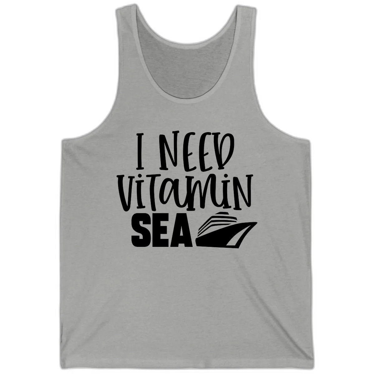 I Need Vitamin Sea Tank in Athletic Heather
