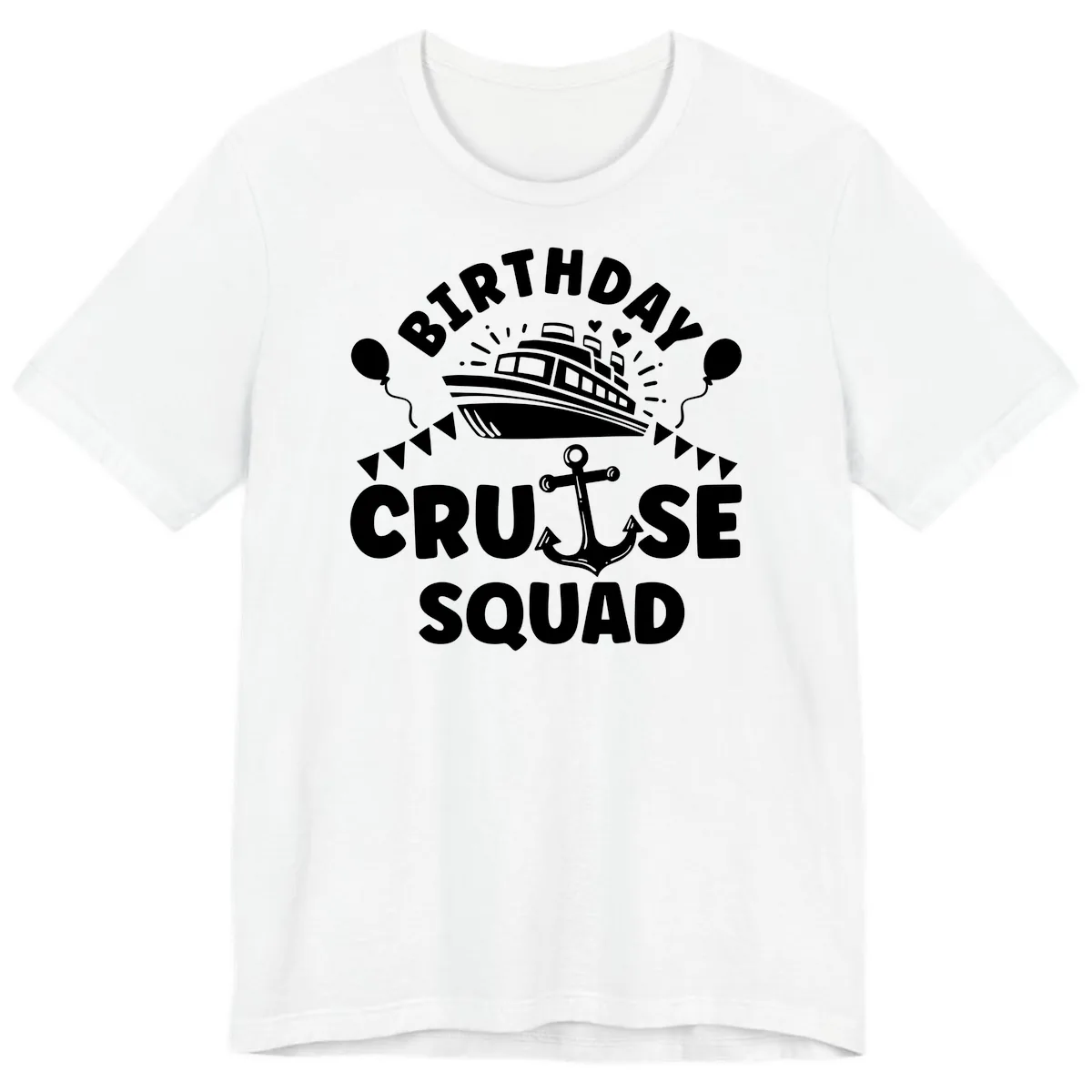 Birthday Cruise Squad Premium T-Shirt in White