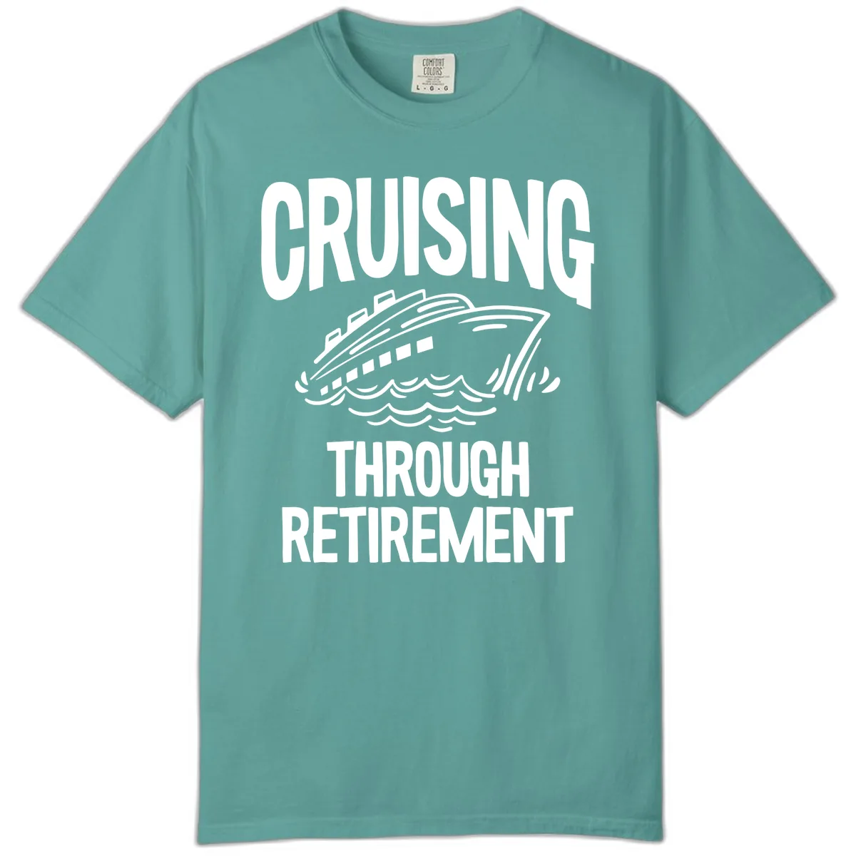 Cruising Through Retirement Comfort Color in Seafoam