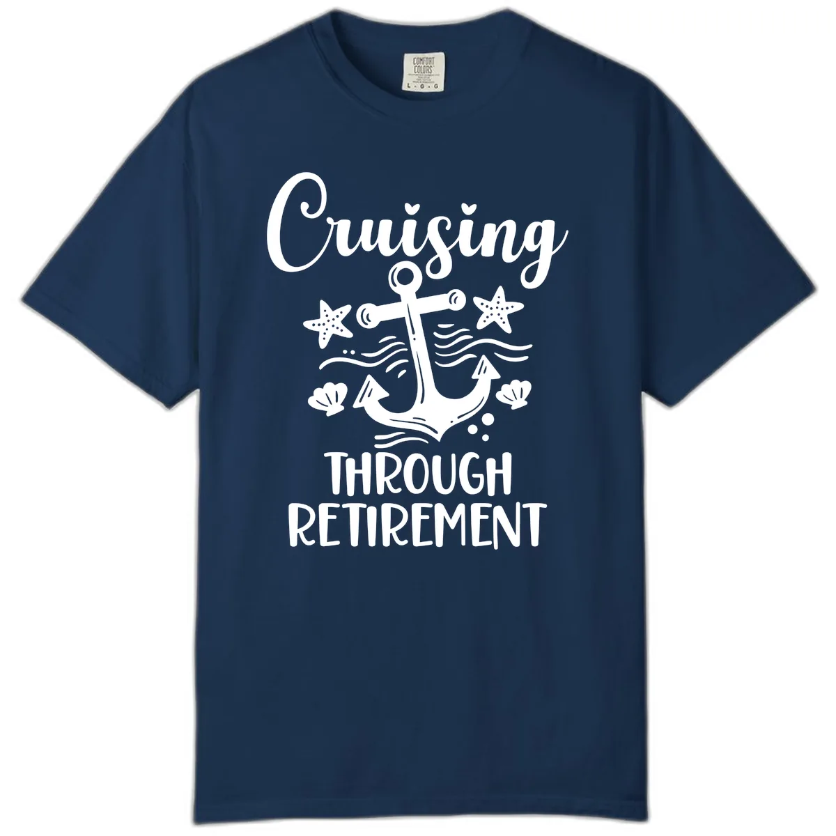 Cruising Through Retirement Comfort Color in Navy