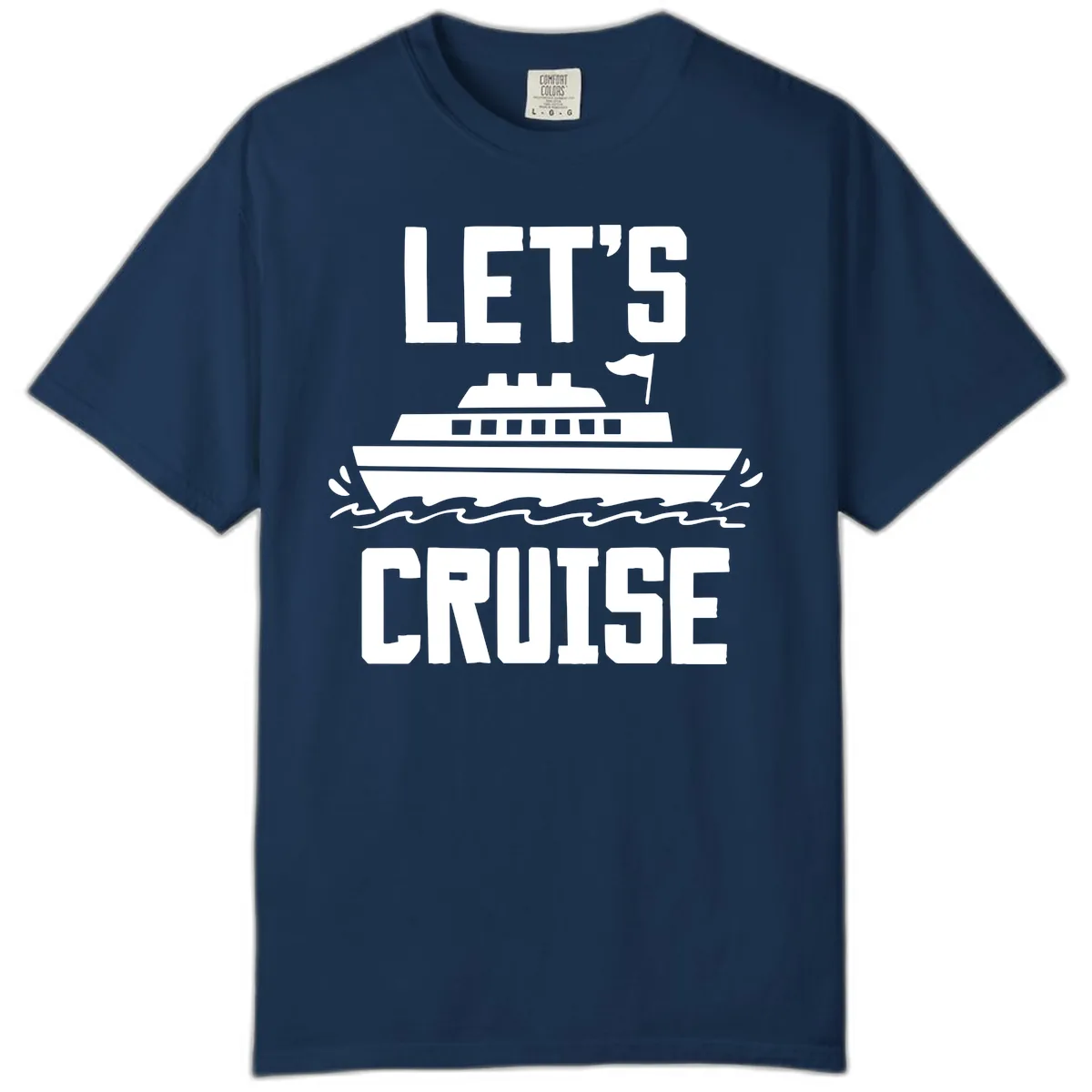 Let's Cruise Comfort Color in Navy