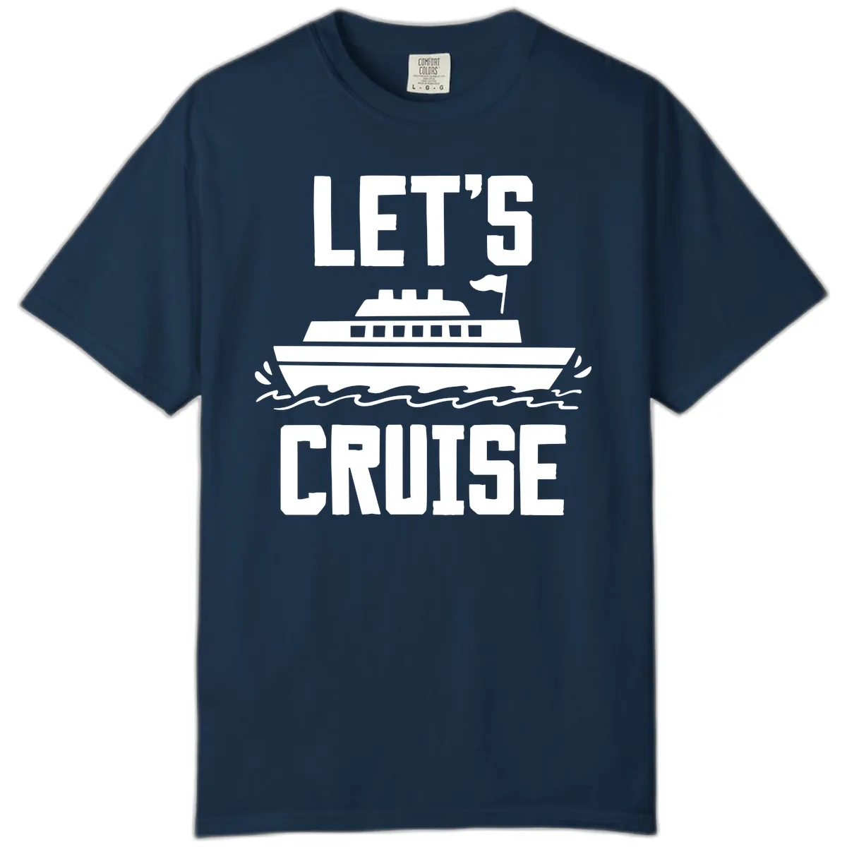 Let's Cruise Comfort Color in True Navy