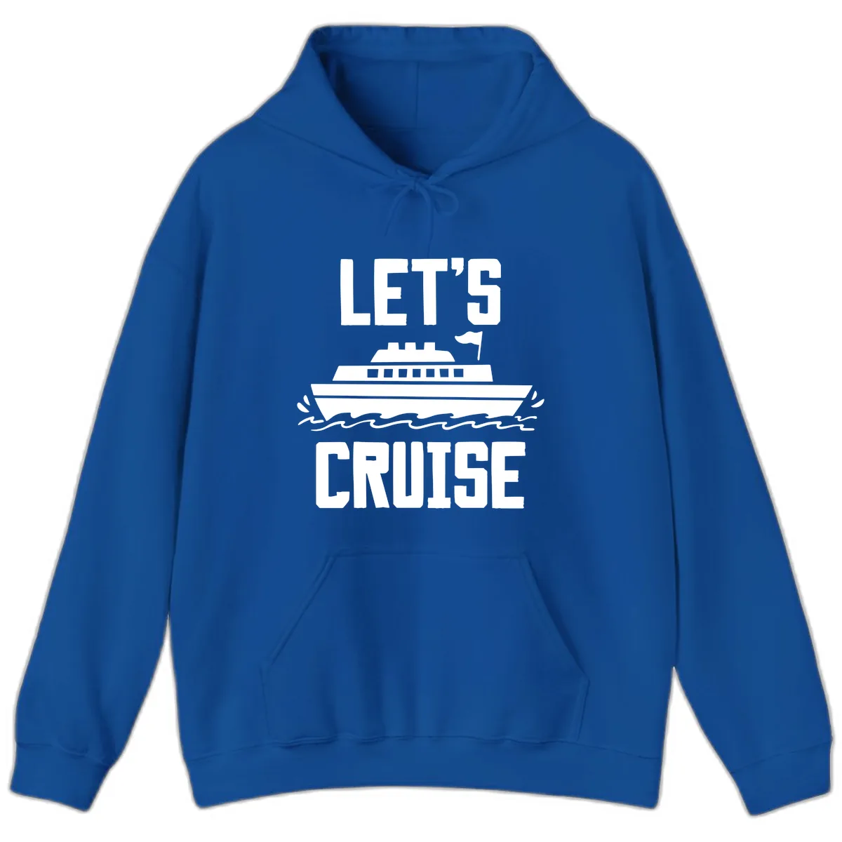 Let's Cruise Hoodie in Royal