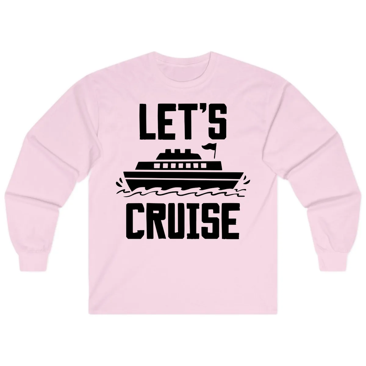 Let's Cruise Long Sleeve in Light Pink