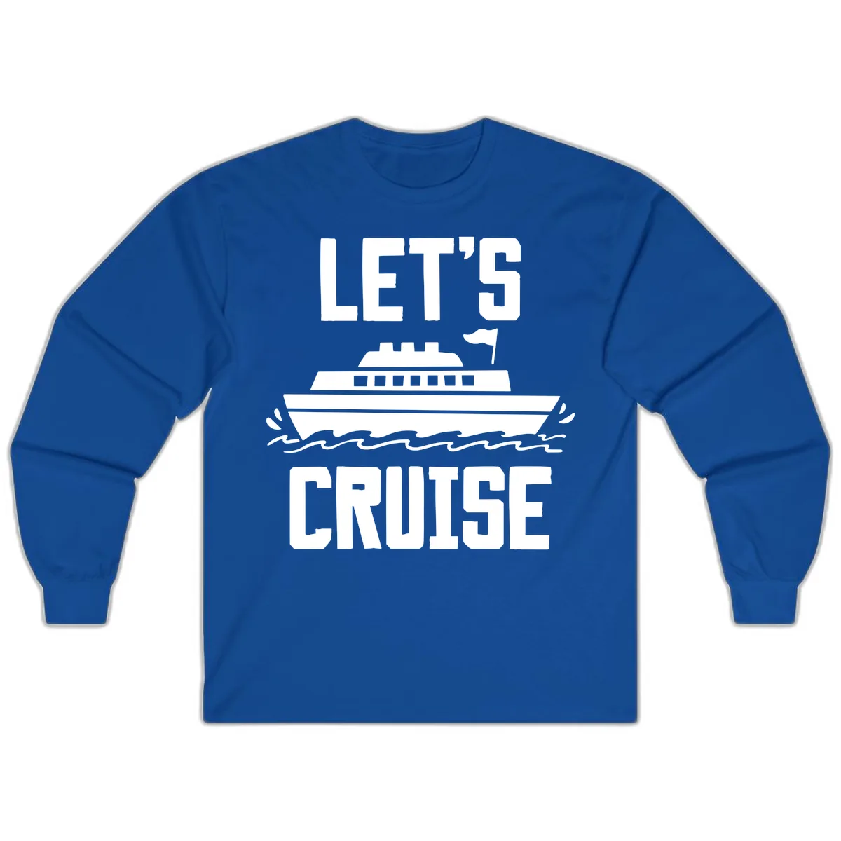 Let's Cruise Long Sleeve in Royal