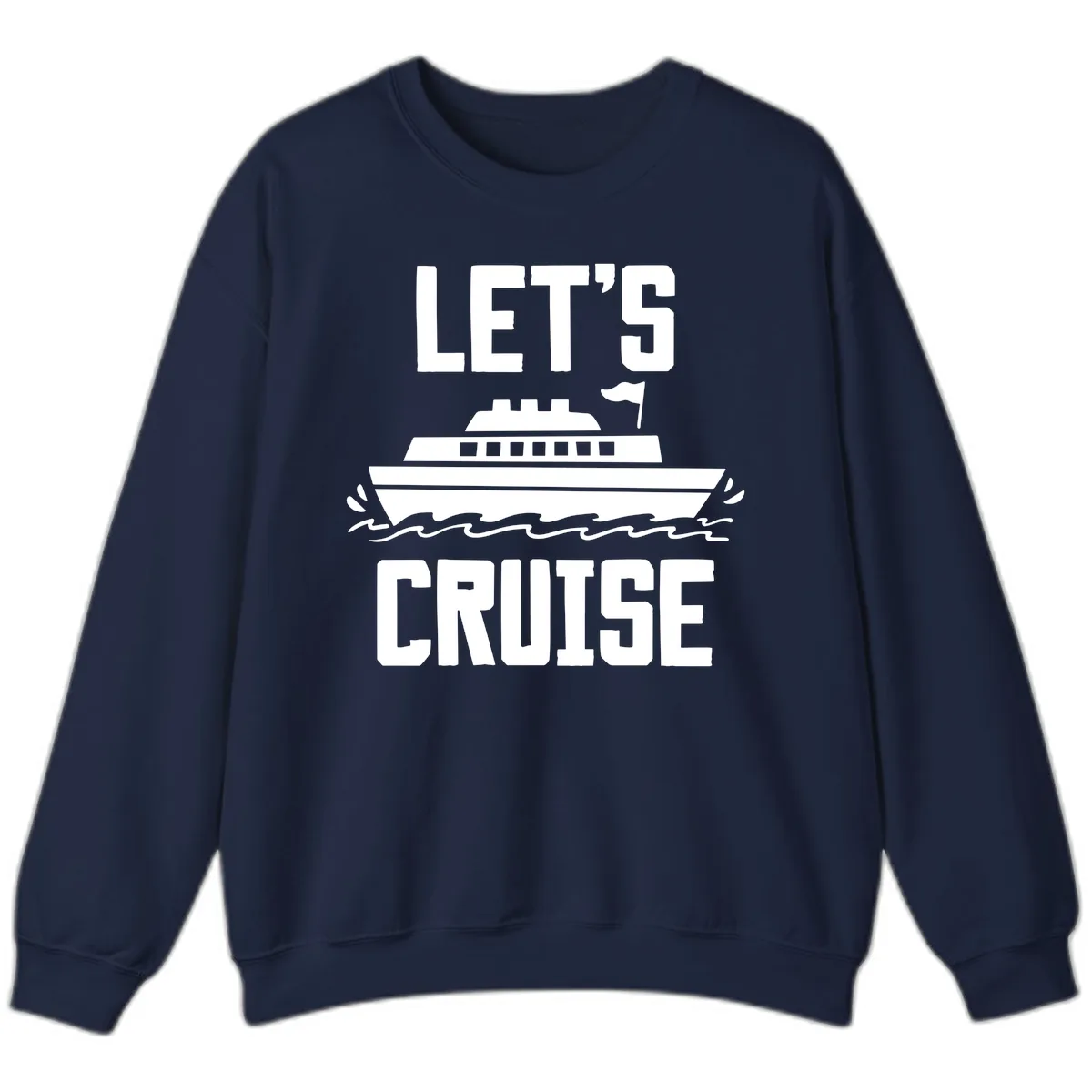 Let's Cruise Sweatshirt in Navy