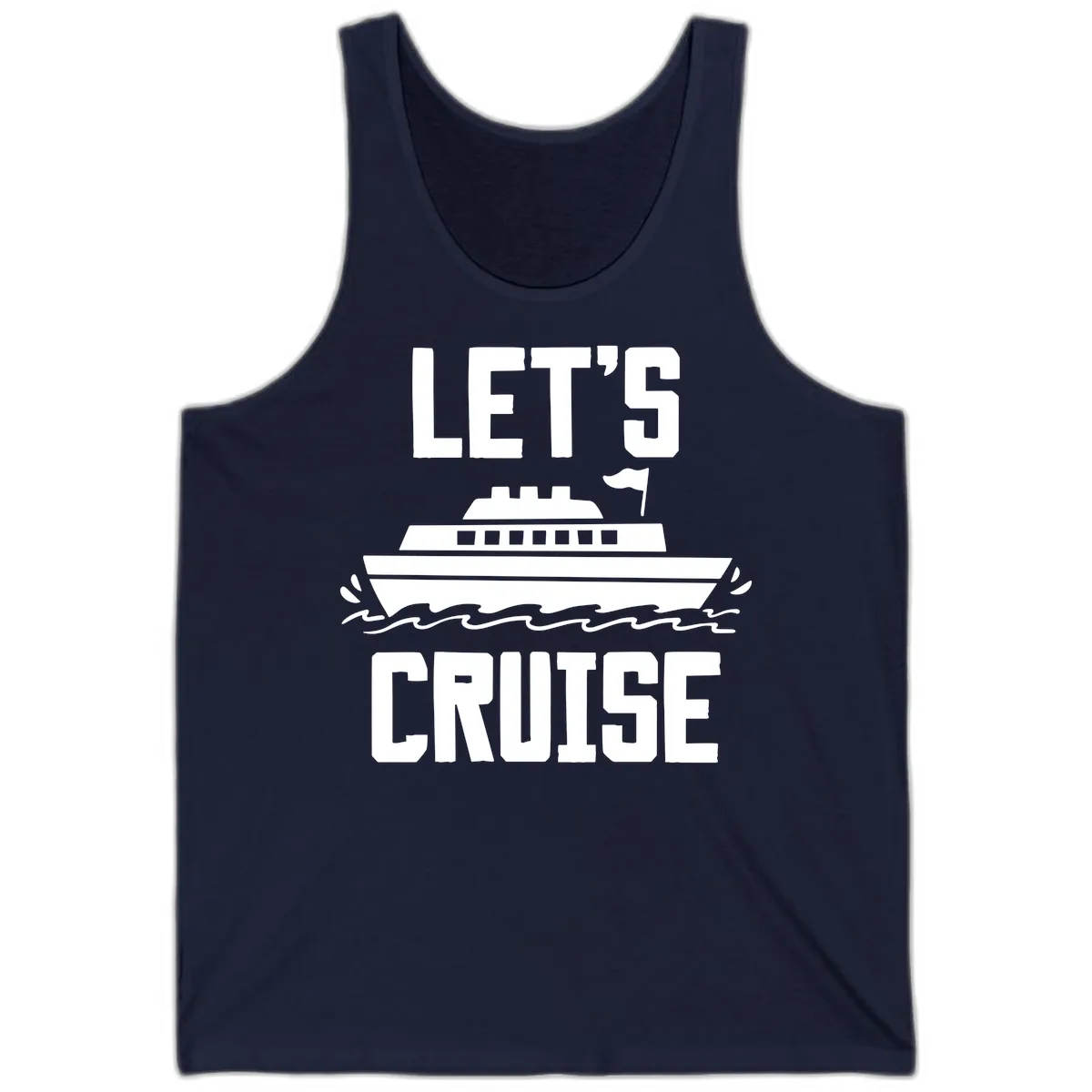 Let's Cruise Tank in Navy
