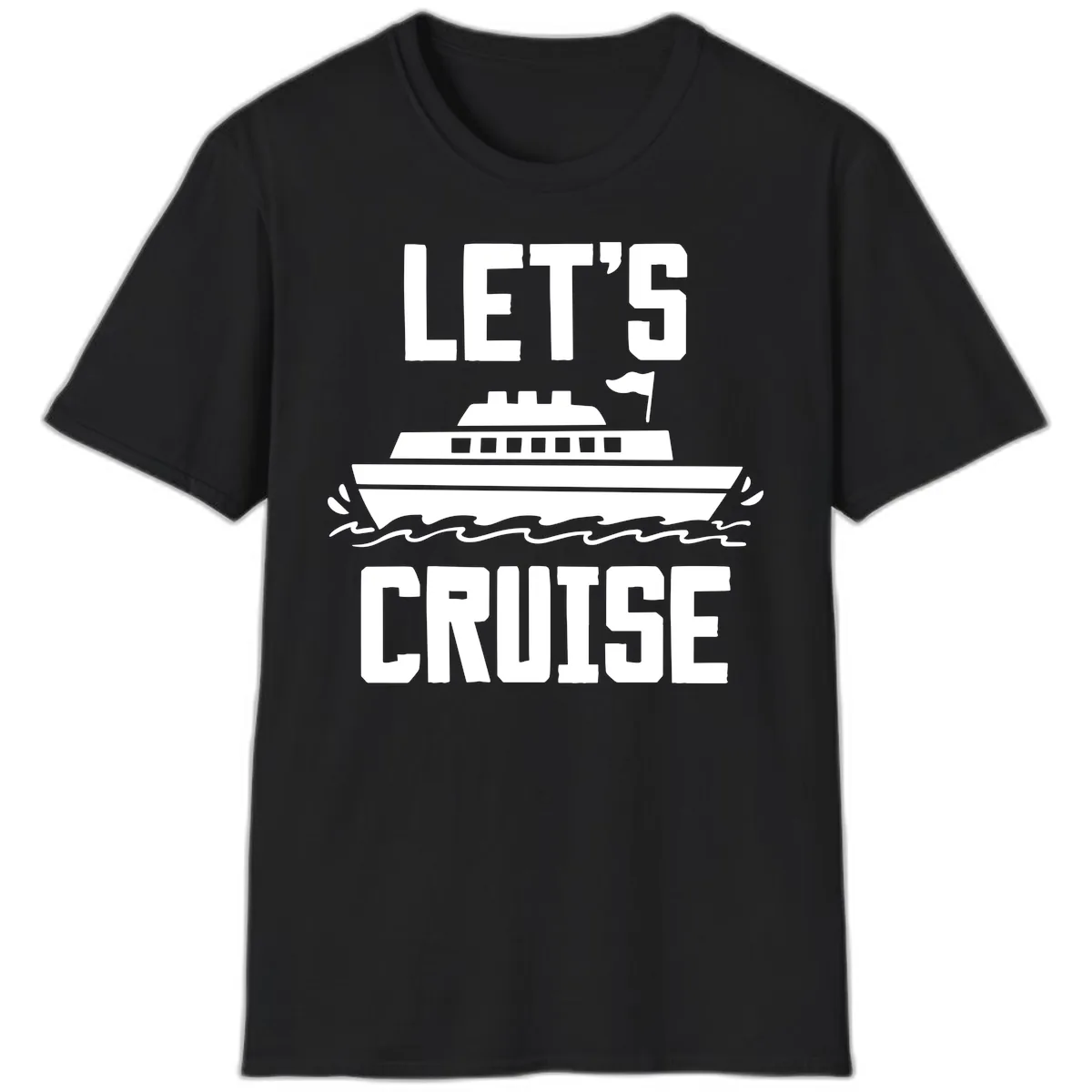 Let's Cruise T-Shirt in Black