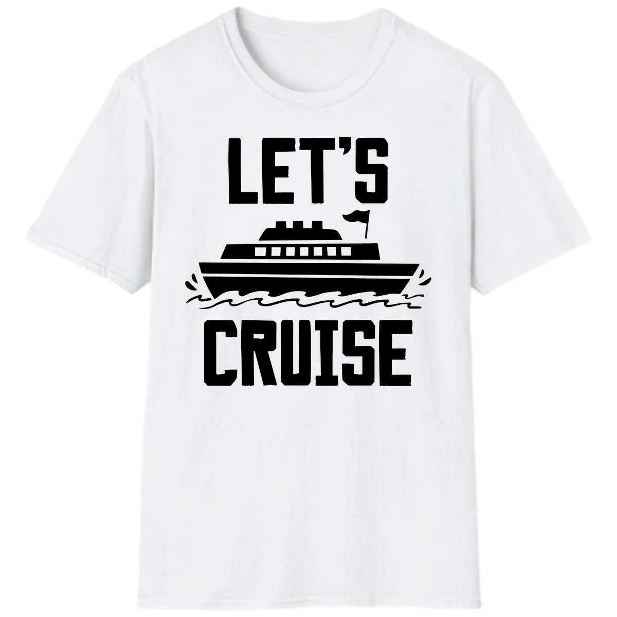 Let's Cruise T-Shirt in White