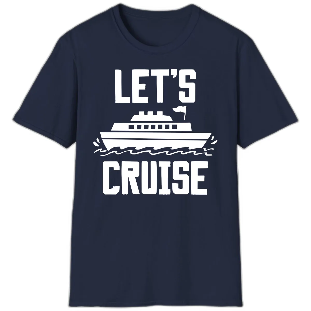 Let's Cruise T-Shirt in Navy