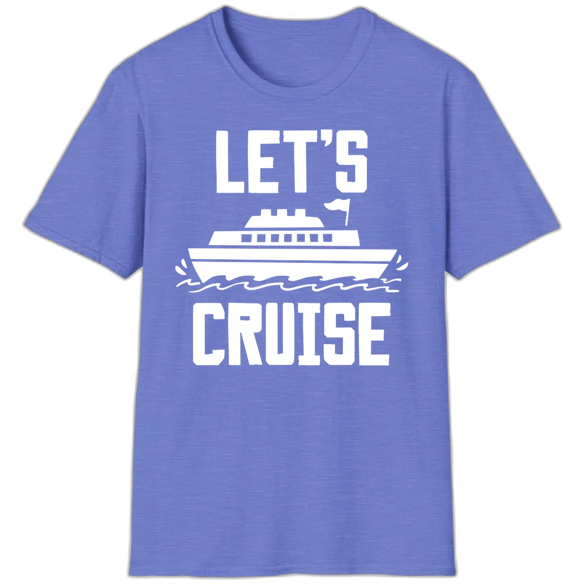 Let's Cruise T-Shirt in Heather Royal
