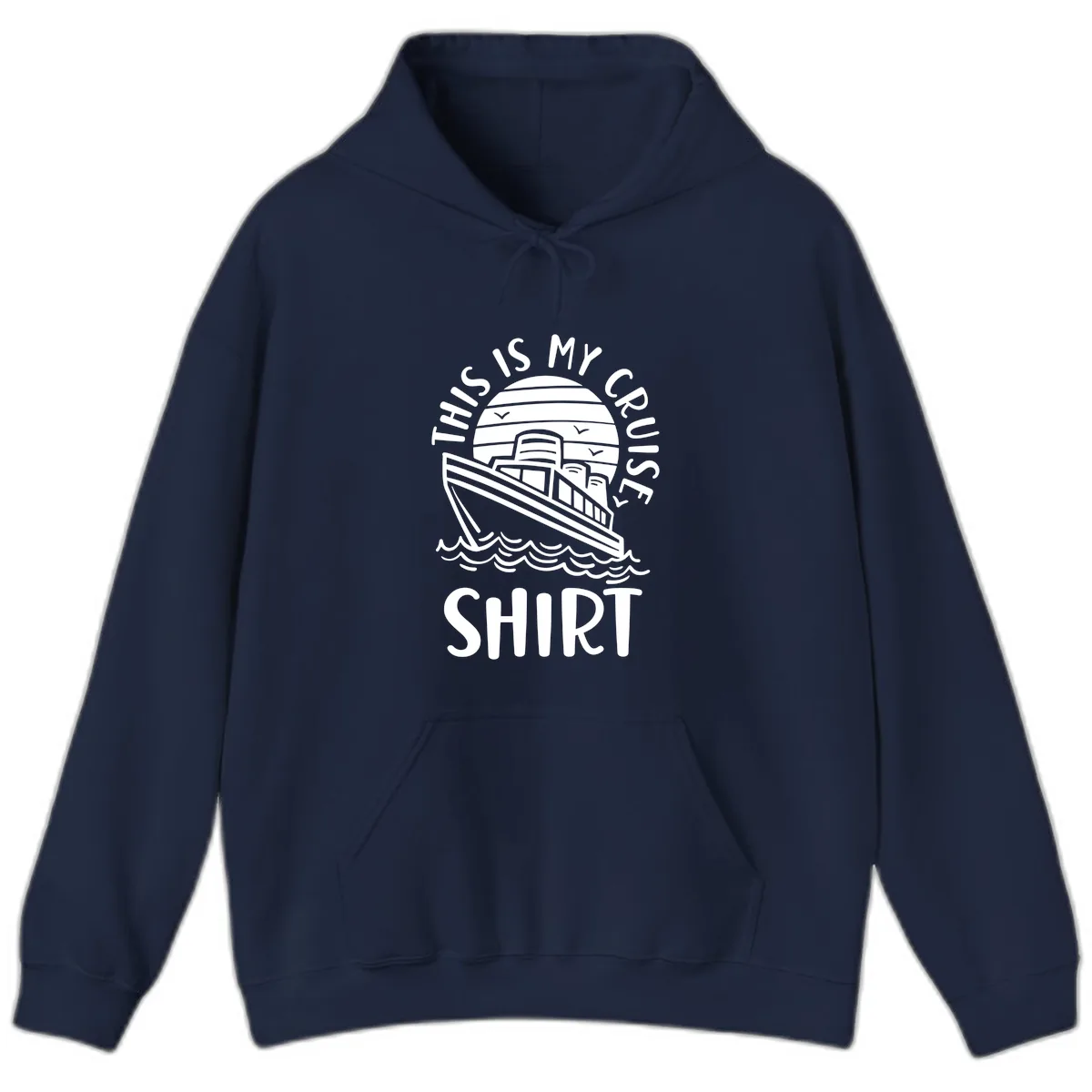This Is My Cruise Ship Hoodie in Navy