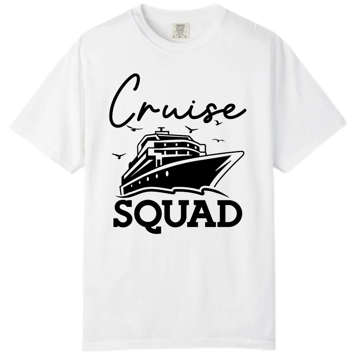 Cruise Squad Comfort Color in White