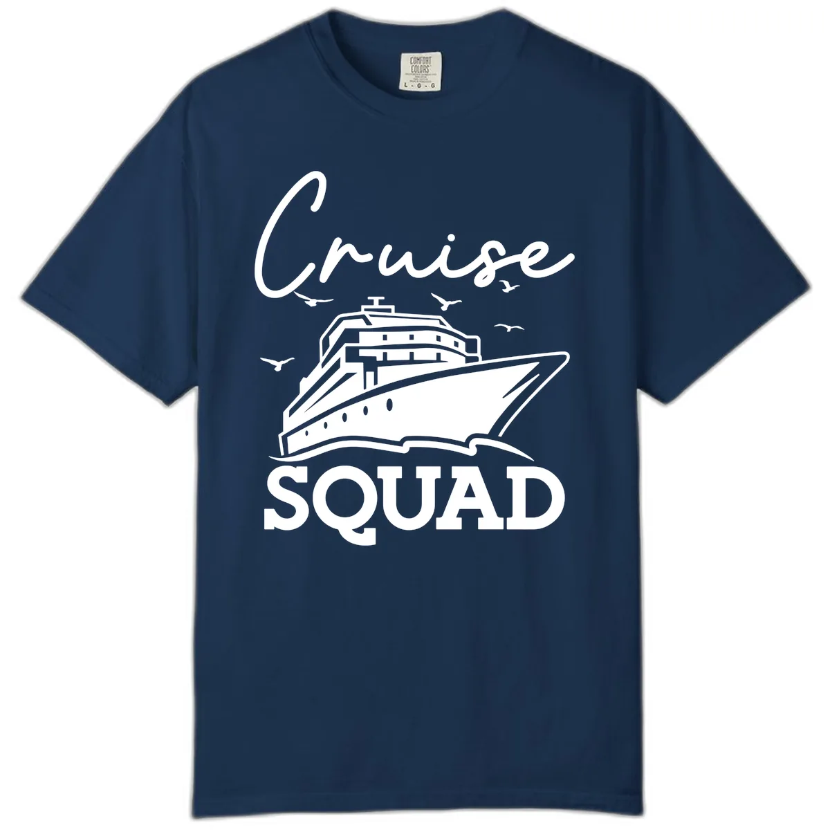 Cruise Squad Comfort Color in Navy