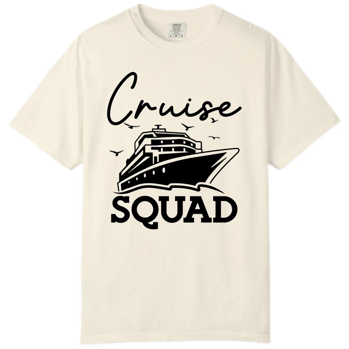 Cruise Squad Comfort Color in Ivory