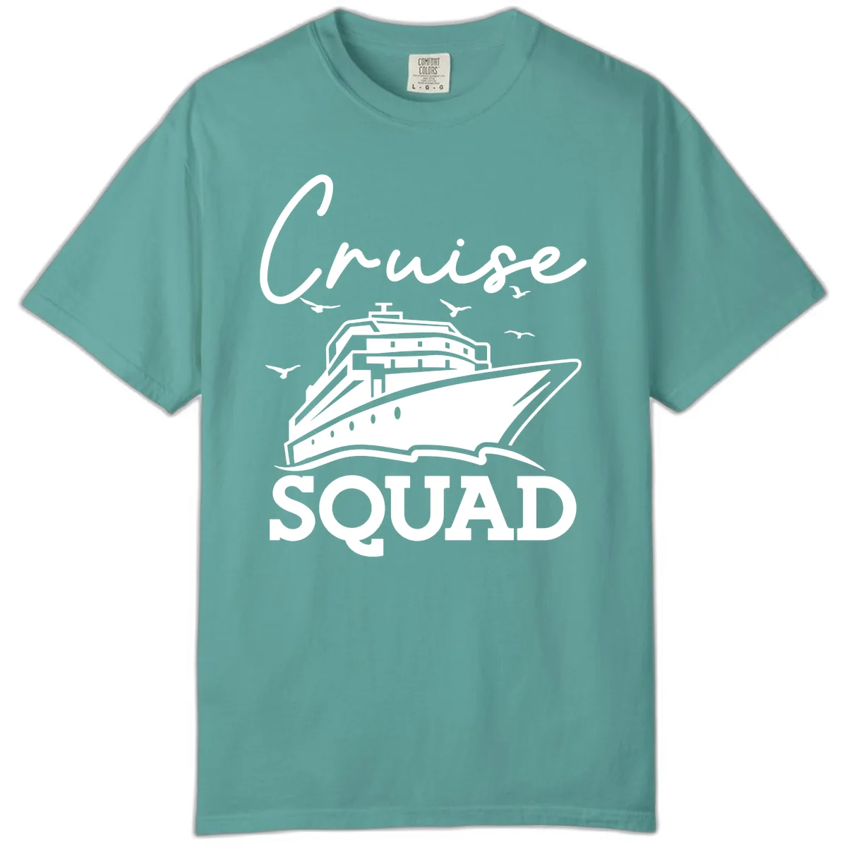 Cruise Squad Comfort Color in Seafoam