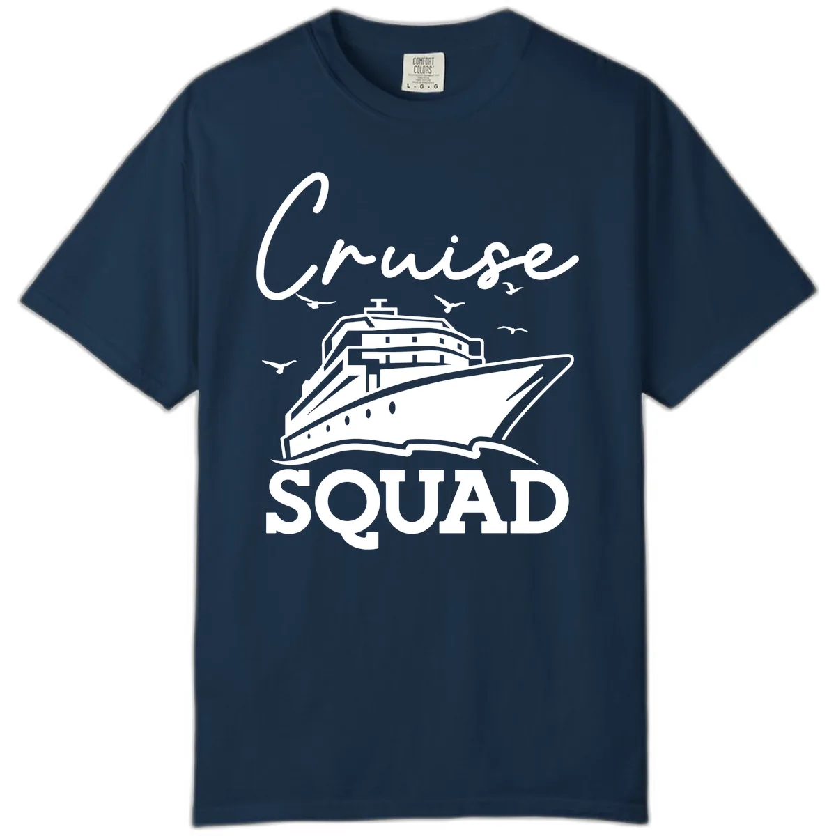 Cruise Squad Comfort Color in True Navy