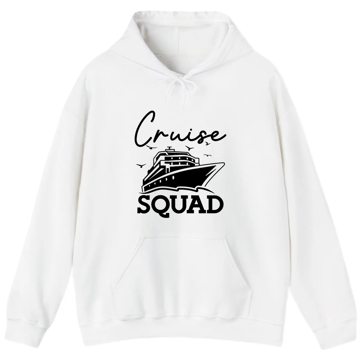 Cruise Squad Hoodie in White