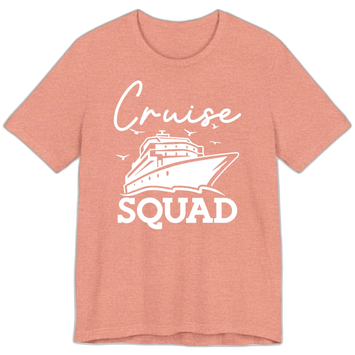 Cruise Squad Premium T-Shirt in Heather Sunset