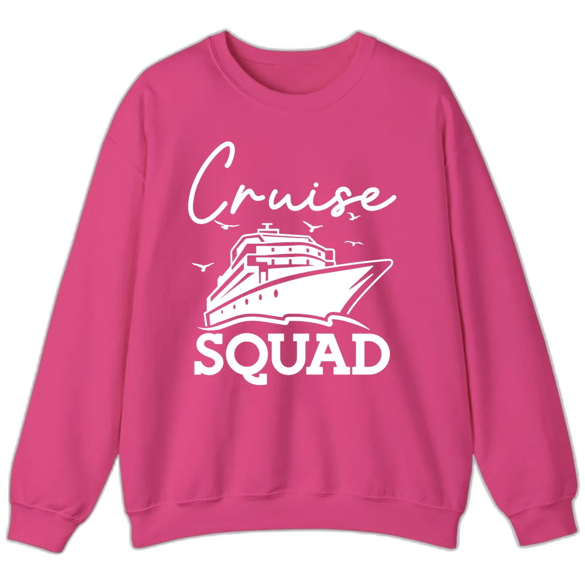 Cruise Squad Sweatshirt in Heliconia