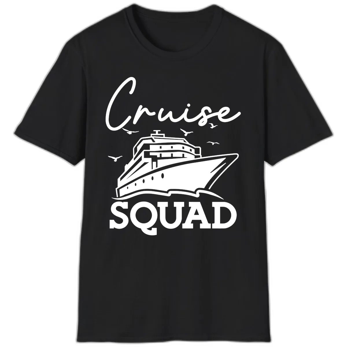 Cruise Squad T-Shirt in Black