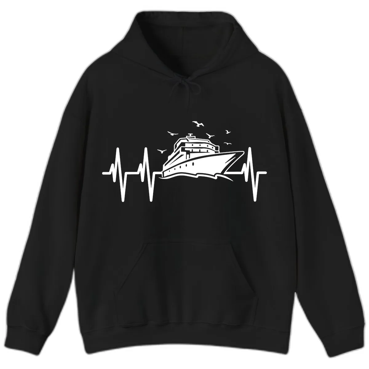 Cruise Heartbeat Hoodie in Black